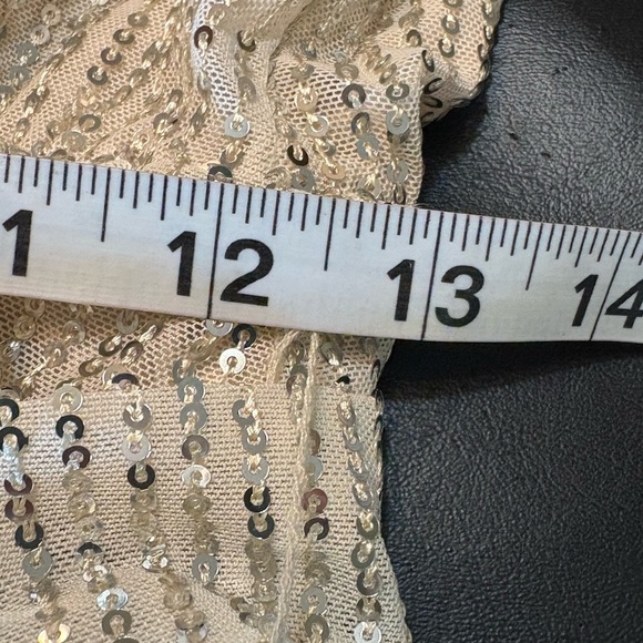 Forever 21 Shimmering Long Sleeve Dress size S - Picture 6 of 16